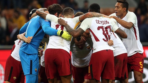 Serie A, Milan-Roma 0-2: super Dzeko e Florenzi