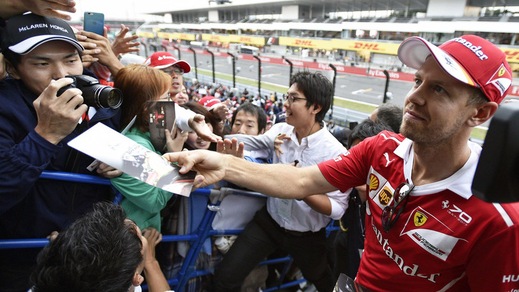 F1, Giappone: assalto Vettel, vittoria a 2,62