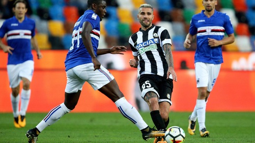 Serie A Sampdoria, per Capezzi trauma contusivo alla caviglia