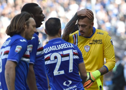 Serie A Sampdoria, 0-0 con la Carrarese: si rivedono Viviano e Regini