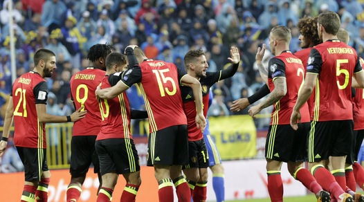 Russia 2018, il Belgio vince in Bosnia. L'Italia è ai playoff