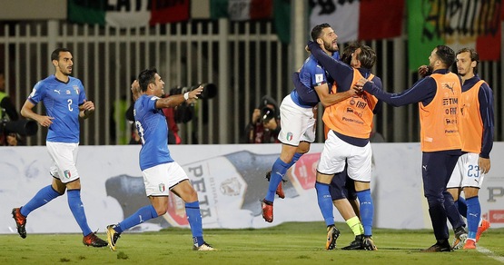 Albania-Italia 0-1: Candreva gol, azzurri ai playoff da teste di serie