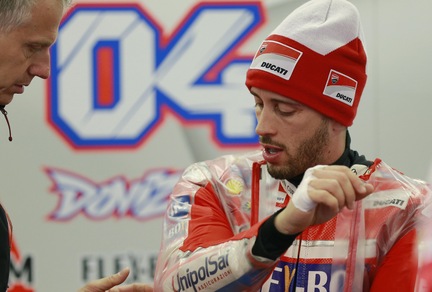 MotoGp Ducati, Dovizioso: «Spero nella pioggia»