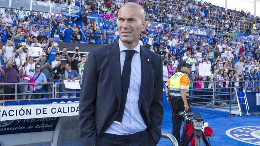 Zidane festeggia le 100 partite con il Real: vittoria a Getafe