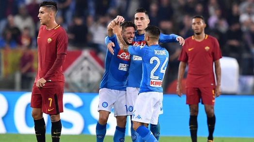 Roma-Napoli 0-1: Insigne gol, Sarri sbanca l'Olimpico