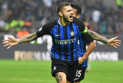 Serie A, Inter-Milan 3-2: Icardi show, tripletta che stende Montella