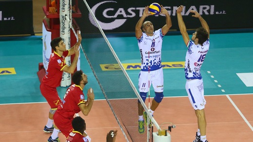 Volley: A2 Maschile, Girone Bianco: battute Siena e Catania, Roma sola in testa