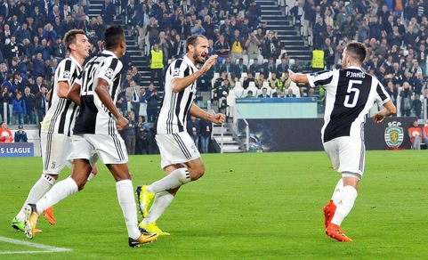 Juventus-Sporting Lisbona 2-1: Pjanic e Mandzukic firmano la rimonta