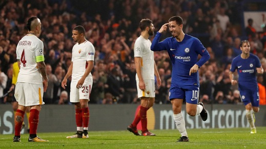 Champions League Chelsea-Roma 3-3, il tabellino