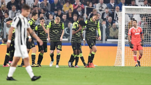 Champions League Juventus-Sporting Lisbona 2-1, il tabellino