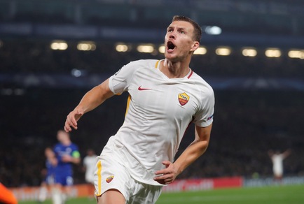 Chelsea-Roma 3-3: Dzeko show, che doppietta!