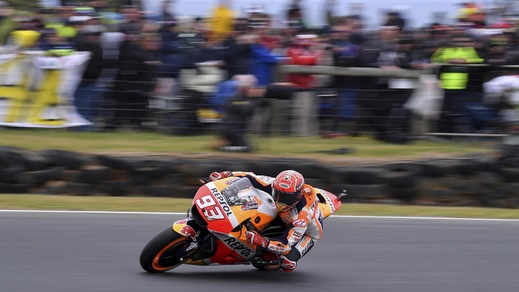 MotoGp Australia: Marquez in testa nelle Fp3, Rossi in Q1