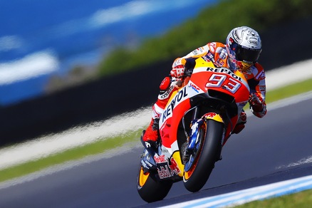 MotoGp Australia: Marquez scalda le ultime libere,