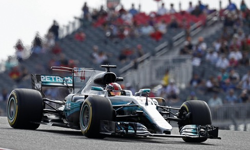 F1 Usa: terze libere ad Hamilton, Vettel 2°