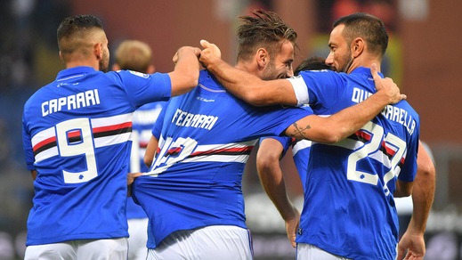 Sampdoria-Crotone 5-0, Nicola travolto al Ferraris