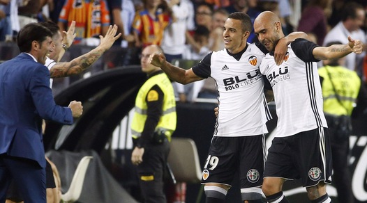 Siviglia ko, il Valencia ingrana la quinta: Zaza ancora in gol