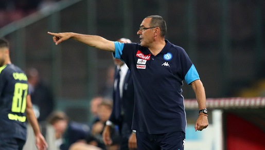 Napoli, Sarri: «Due punti persi, Spalletti ministro della Difesa»