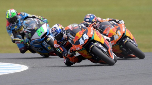 Moto2 Australia: vince Oliveira, Morbidelli allunga