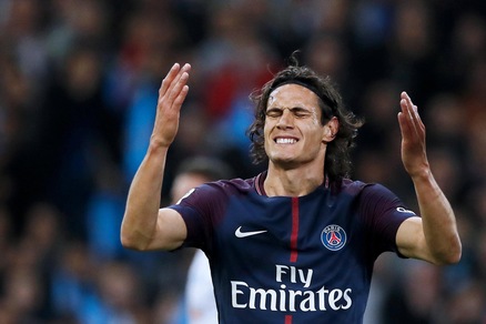 Ligue 1, Marsiglia-Psg 2-2: Cavani evita il ko. Espulso Neymar