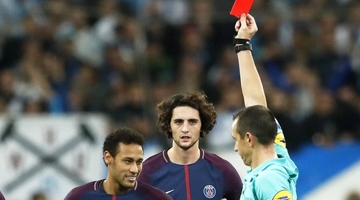 Olympique Marsiglia-Psg: l'espulsione di Neymar