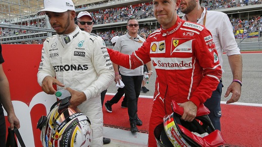 F1 Ferrari, Vettel: «Hamilton è stato più veloce»
