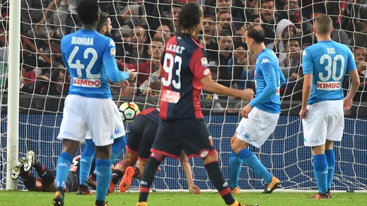 Serie A Genoa-Napoli 2-3, il tabellino