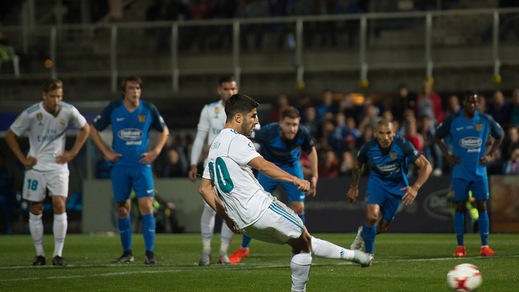 Coppa del Re: Real Madrid di rigore