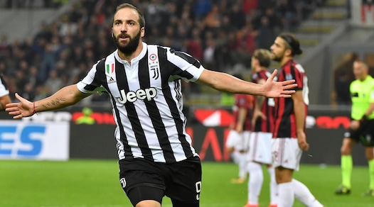 Serie A, Milan-Juventus 0-2: c'è solo Higuain