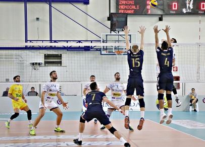 Volley: A2 Maschile, Girone Blu: Tuscania colpo ad Ortona e primato per una notte