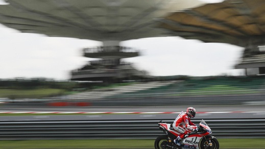 MotoGp Malesia, warm up a Dovizioso. Rossi 3°