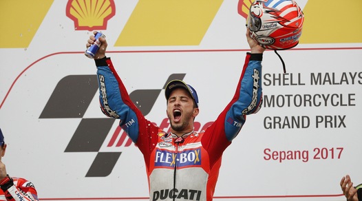MotoGp Malesia, Dovizioso show: festa sul podio. Ora è a -21 da Marquez