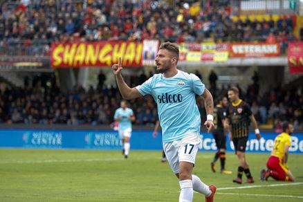 Benevento-Lazio 1-5, furia Immobile: Inzaghi sale sull'ottovolante