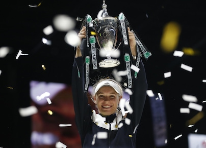 Tennis, Wta Finals: primo titolo per la Wozniacki