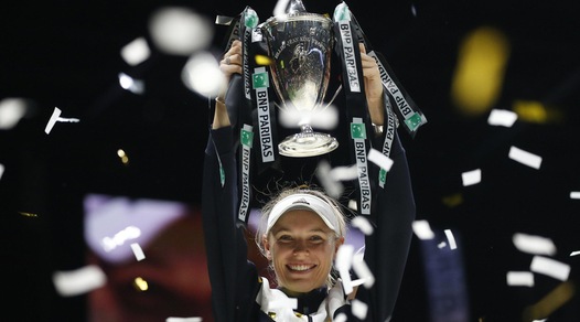 Tennis, Wta Finals: primo titolo per la Wozniacki