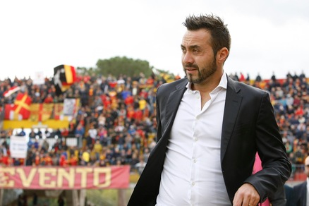 Serie A Benevento, De Zerbi: «Buono l'atteggiamento della ripresa»
