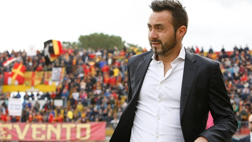 Serie A Benevento, De Zerbi: «Buono l'atteggiamento della ripresa»