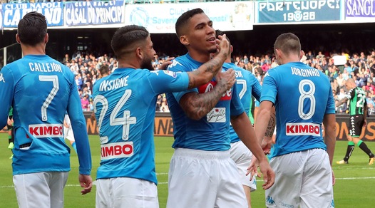 Napoli-Sassuolo 3-1: Sarri torna in testa alla classifica