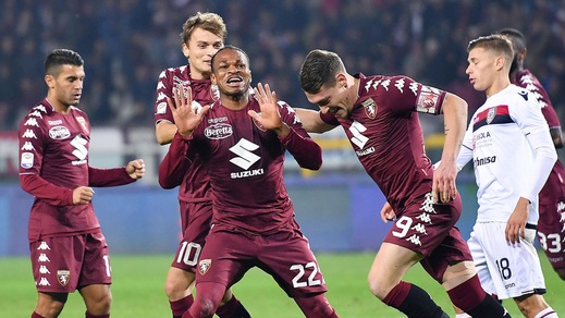 Serie A Torino-Cagliari 2-1, il tabellino