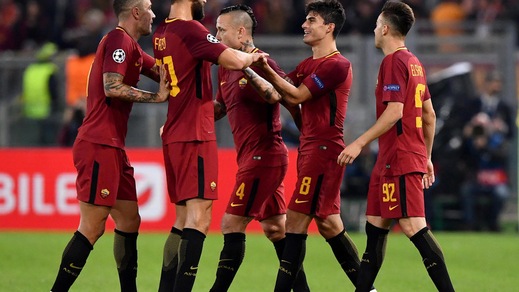 Champions, Roma favorita per la vittoria del girone