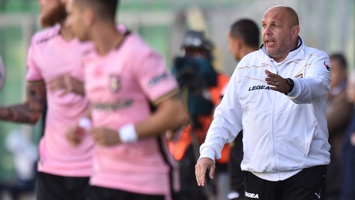 Serie B Palermo, Tedino: «Bene il primato, ma possiamo migliorare»