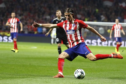 Atletico Madrid, problemi muscolari per Filipe Luis: in dubbio per la Roma
