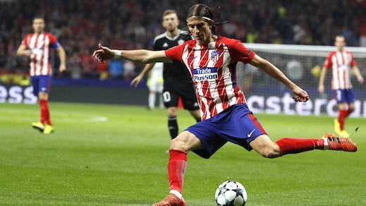 Atletico Madrid, problemi muscolari per Filipe Luis: in dubbio per la Roma