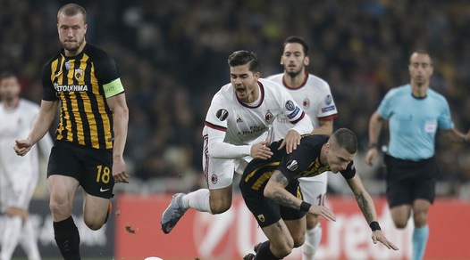 Aek Atene-Milan 0-0: vince la noia, Montella resta in bilico