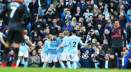 Manchester City-Arsenal 3-1: Guardiola vola a +8 in classifica