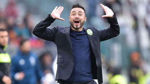 Serie A Benevento, De Zerbi: «Diamo tutto, senza paura»