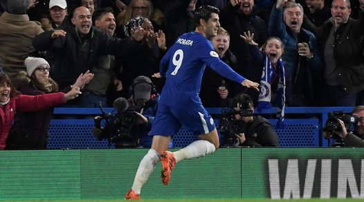 Premier League, Chelsea-Manchester United 1-0: al 55' Morata
