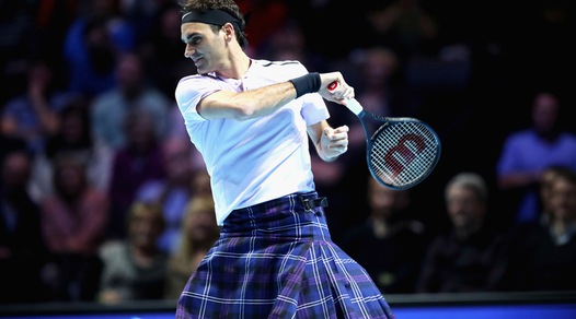Federer contro Murray: la sfida è in kilt!