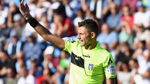 Serie B Spezia-Frosinone, dirige Marinelli. Cremonese-Palermo: Abbattista