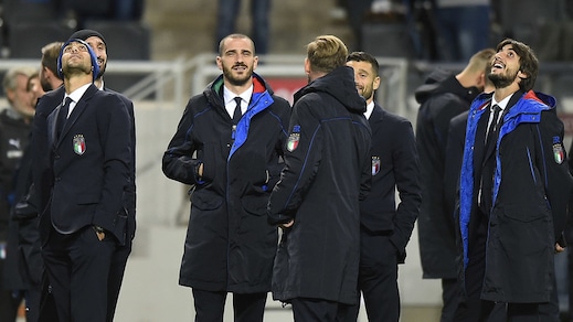 Italia, walk around a Stoccolma: azzurri con il naso all'insù