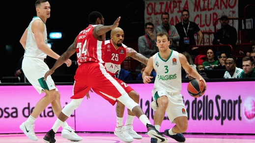 Eurolega, lo Zalgiris passeggia al Forum. Milano crolla